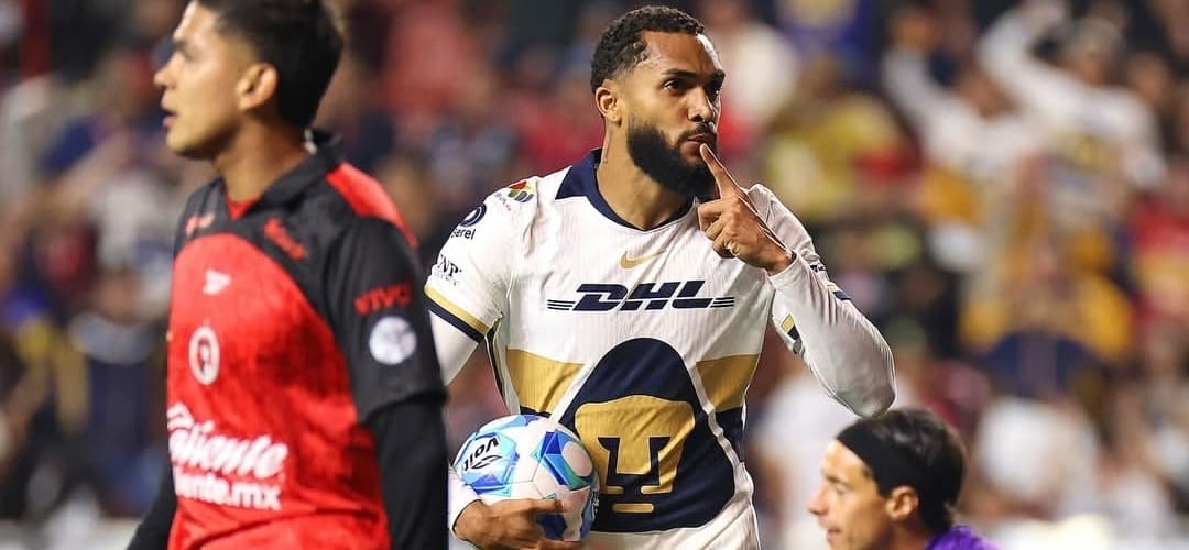 Cuarto gol del brasileño Juninho y Pumas se pone segundo