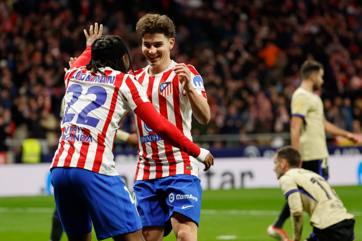 El argentino Álvarez anota doblete en la goleada del Atlético sobre Tottenham