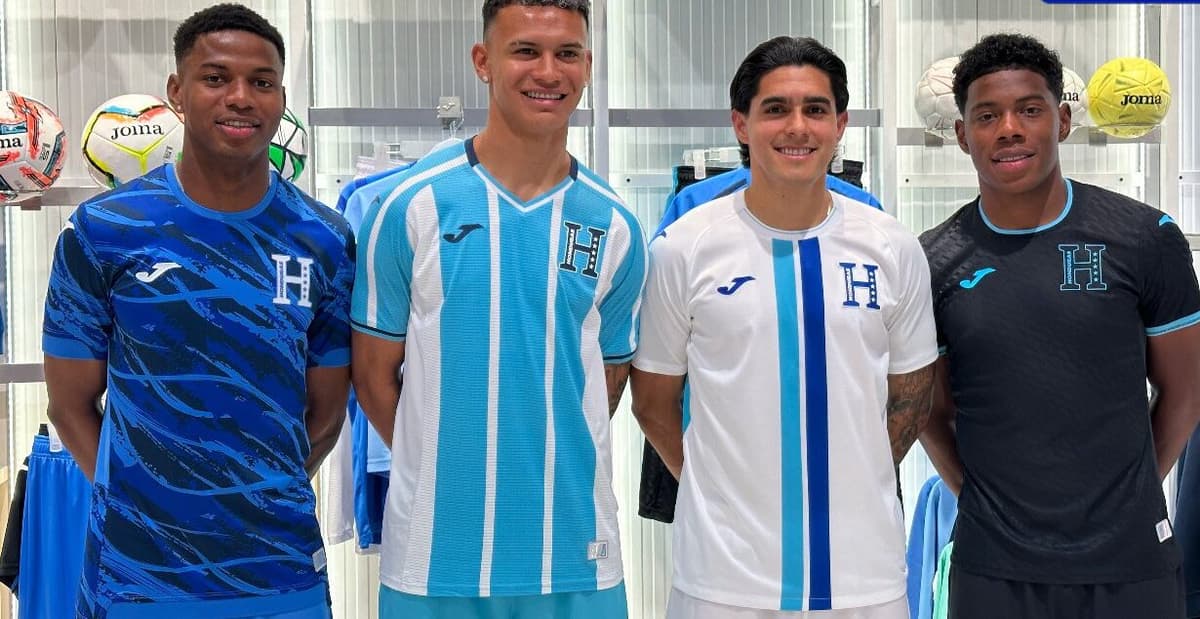 Honduras presenta en España sus nuevas equipaciones