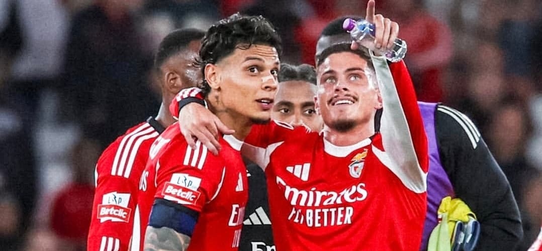 Benfica se consolida segundo, tras anotación argentina y asistencia colombiana en Portugal