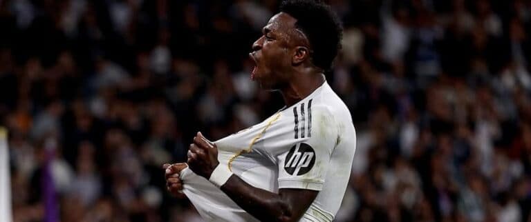 Doblete clave del brasileño Vinicius en un triunfo espectacular del Real Madrid ante el Atlético