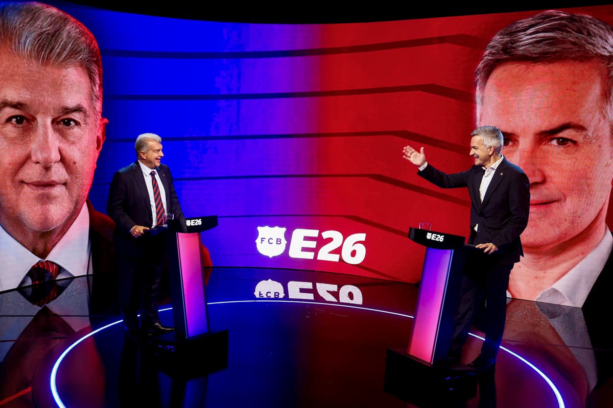 Barcelona: crispación y reproches entre Laporta y Font en el último debate