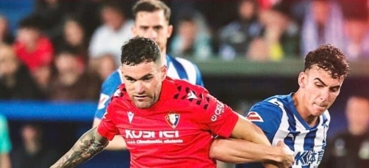 Empate frenético entre Alavés y Osasuna, con tanto argentino en el cierre del partido