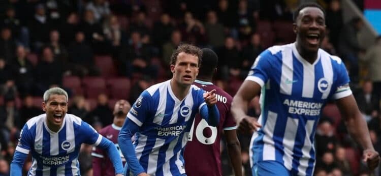 Paraguayo Diego Gómez destaca en triunfo del Brighton ante el Burnley por la Premier League