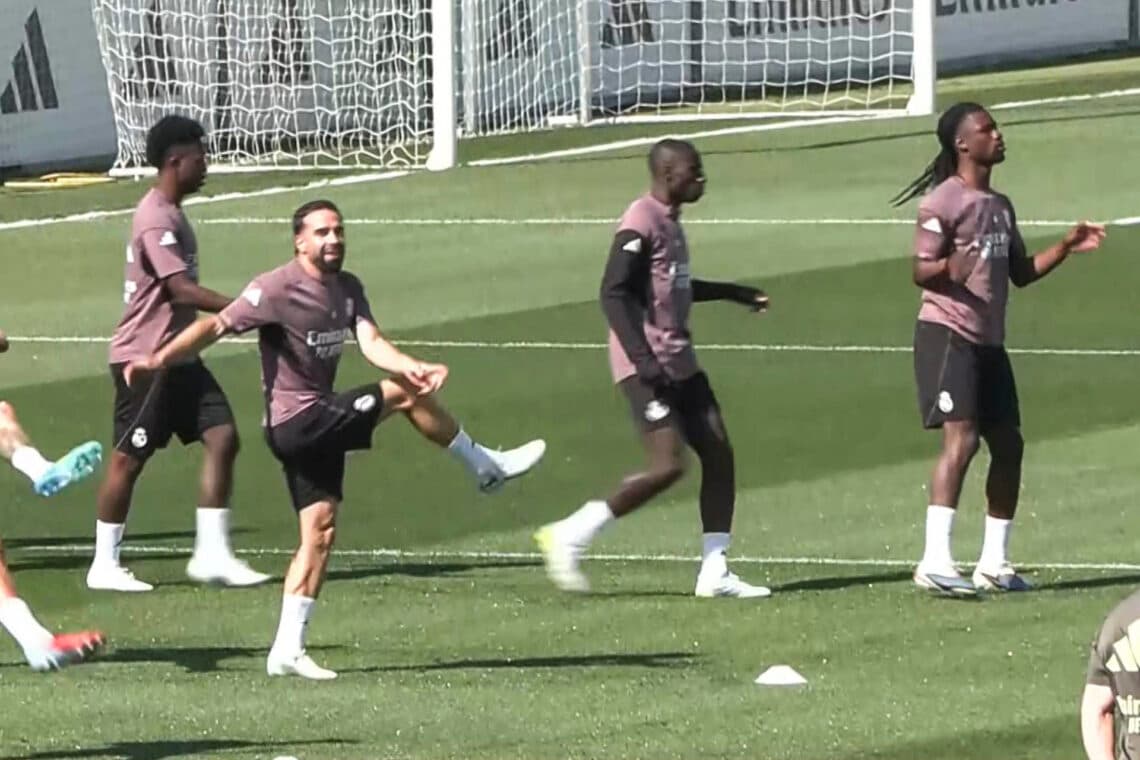 Brasileño Rodrygo y español Ascencio, bajas en sesión de Real Madrid antes del Alavés