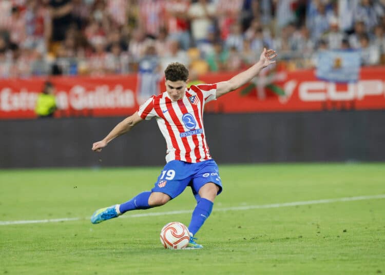 La reacción del argentino Julián Alvarez no fue suficiente para el Atlético