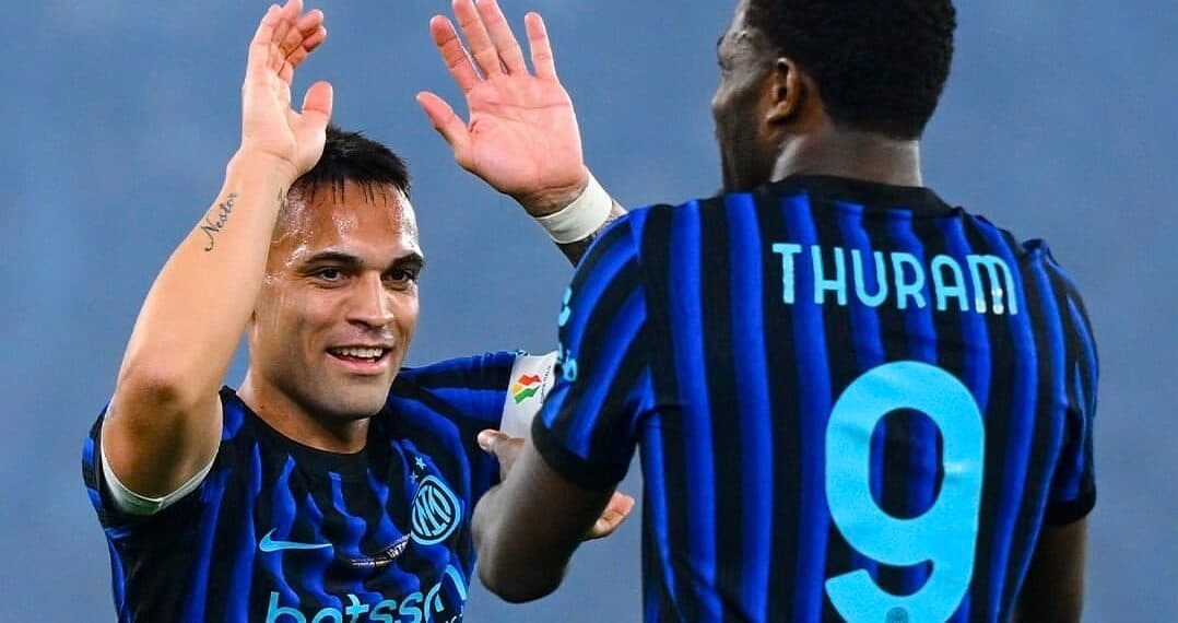 El capitán argentino e implacable, Lautaro Martínez, marca e Inter de Milán asegura el doblete