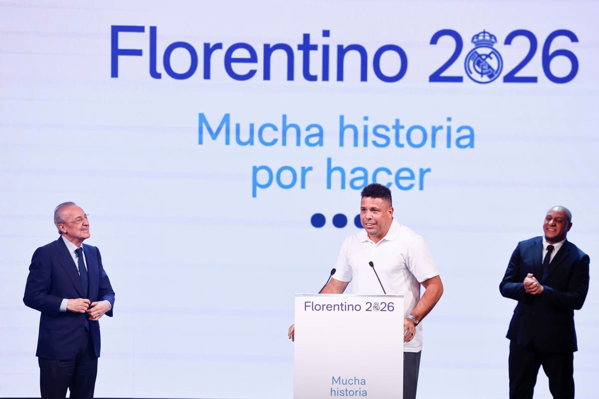 «ERES EL MEJOR», brasileño Ronaldo Nazario apoya a Florentino Pérez en el Real Madrid