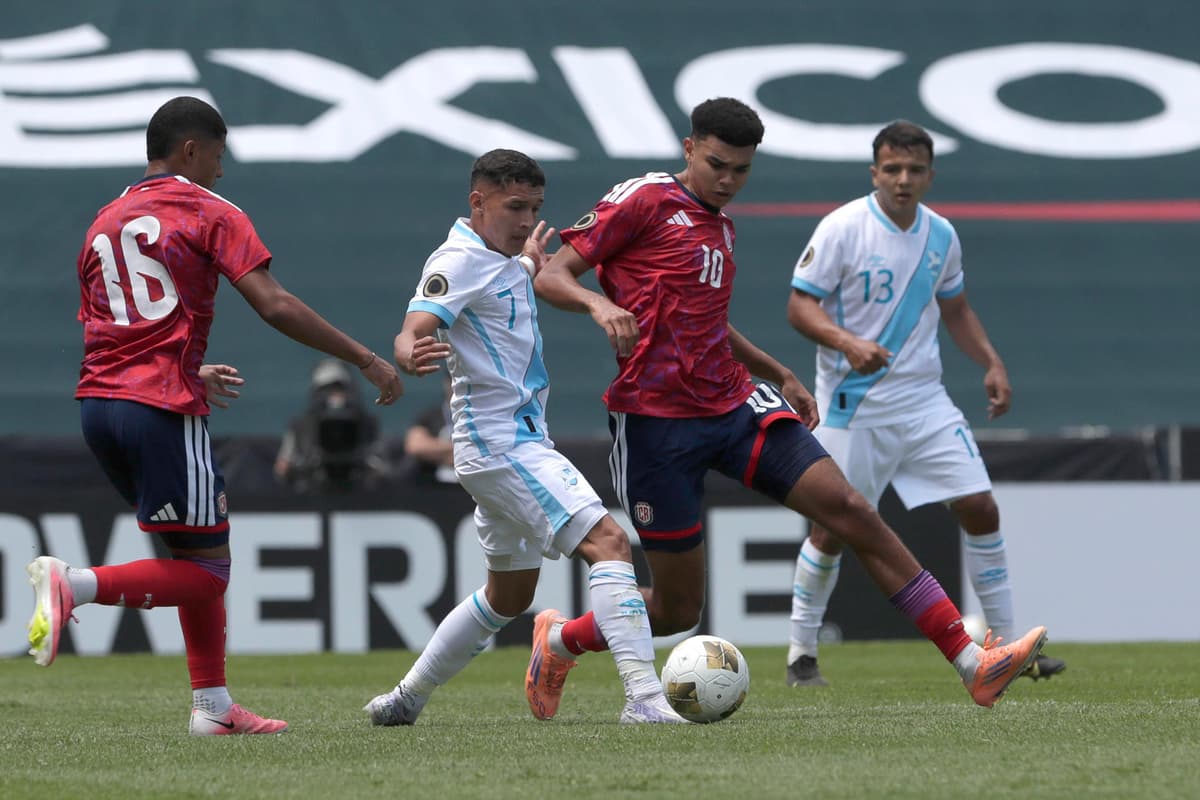 0-1. Costa Rica vence a Guatemala en arranque del Preolímpico de Concacaf