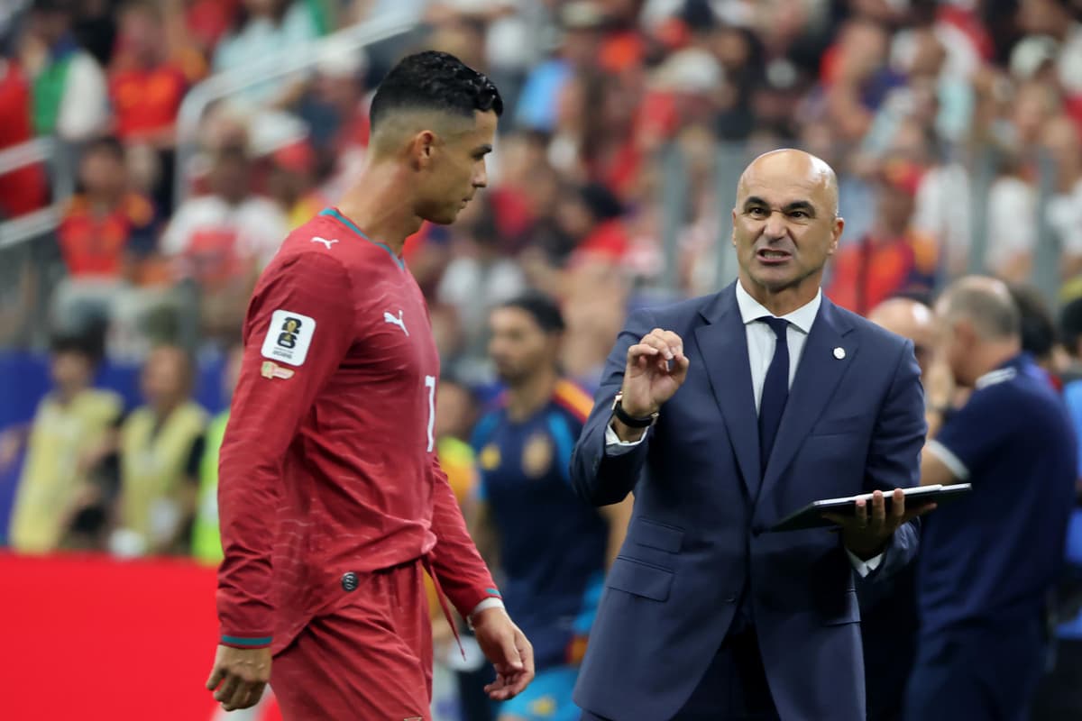 SE ACABÓ EL SUEÑO: el español Roberto Martínez defiende a Cristiano Ronaldo tras la eliminación de Portugal ante España