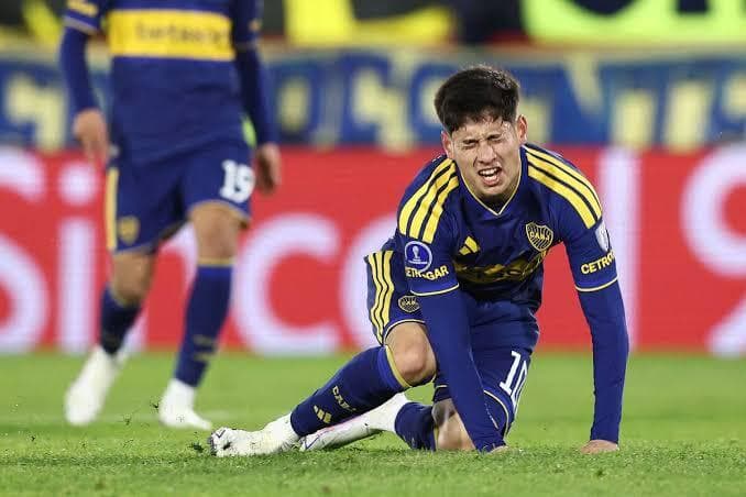 ¡DURA BAJA! El argentino Aranda estará meses fuera de Boca