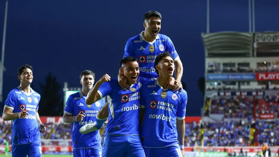 ¡TRIUNFO! El campeón Cruz Azul frena al Necaxa y corta su mala racha