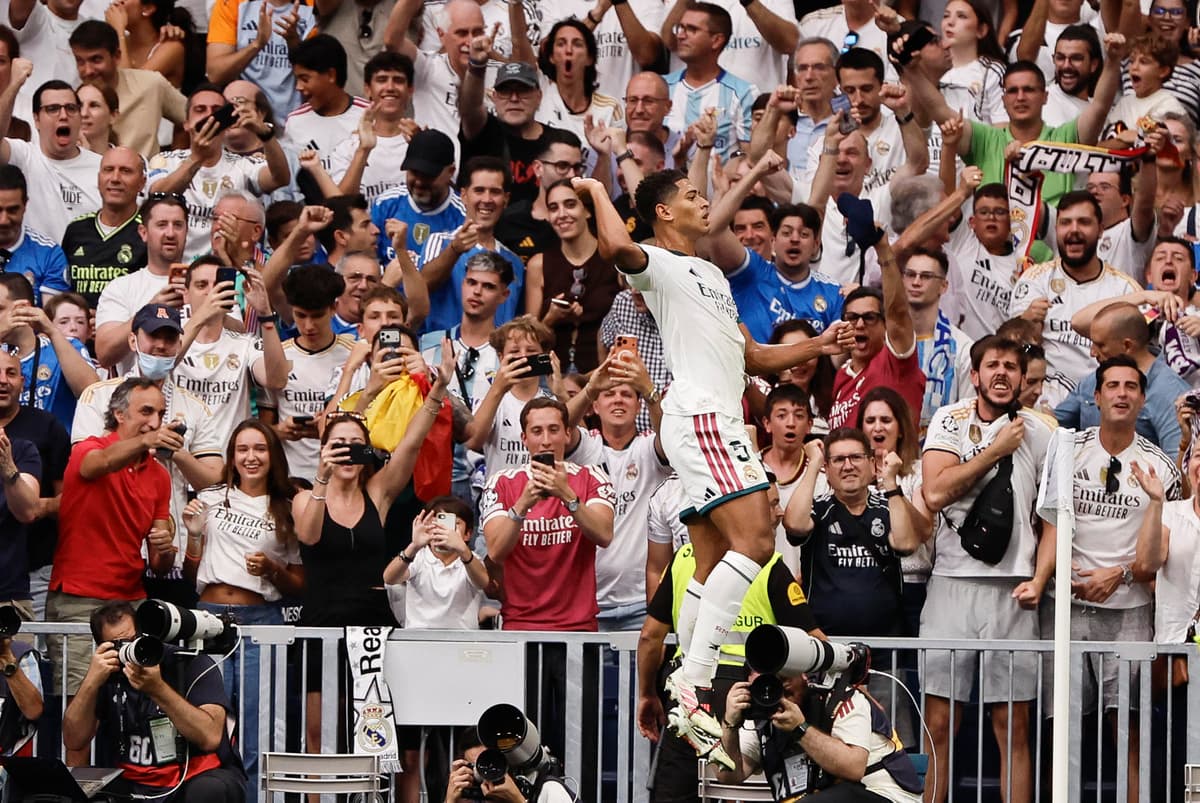 ¡AUTORIDAD! Bellingham destaca el gran primer tiempo del Real Madrid ante Málaga