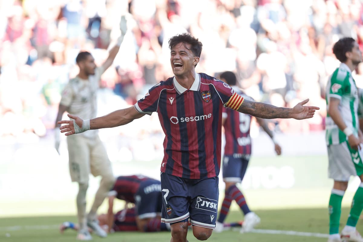 5-2. La pegada del Levante noquea al Betis