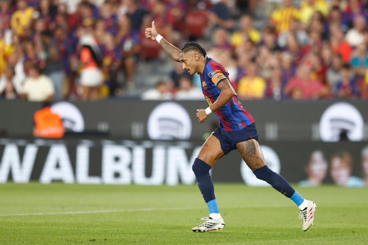 Raphinha y Fermín, con sus goles al Athletic, empatan en cabeza con Mbappé