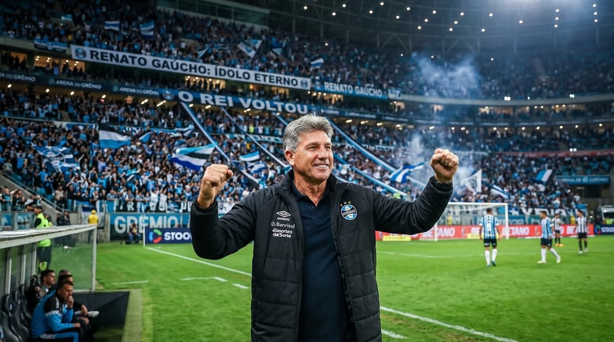 ¡REGRESO ANUNCIADO! El brasileño Portaluppi vuelve a Grêmio tras la salida de Castro