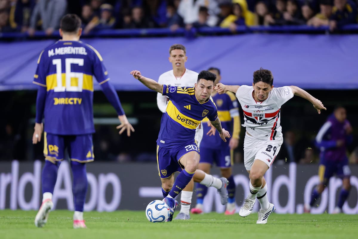 ¡VENTAJA XENEIZE! El uruguayo Merentiel deja a Boca arriba ante São Paulo