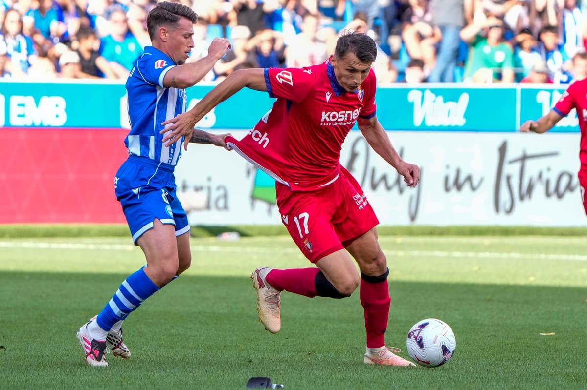 Osasuna, a reponerse de la goleada ante el Alavés ante un Espanyol necesitado de afinar