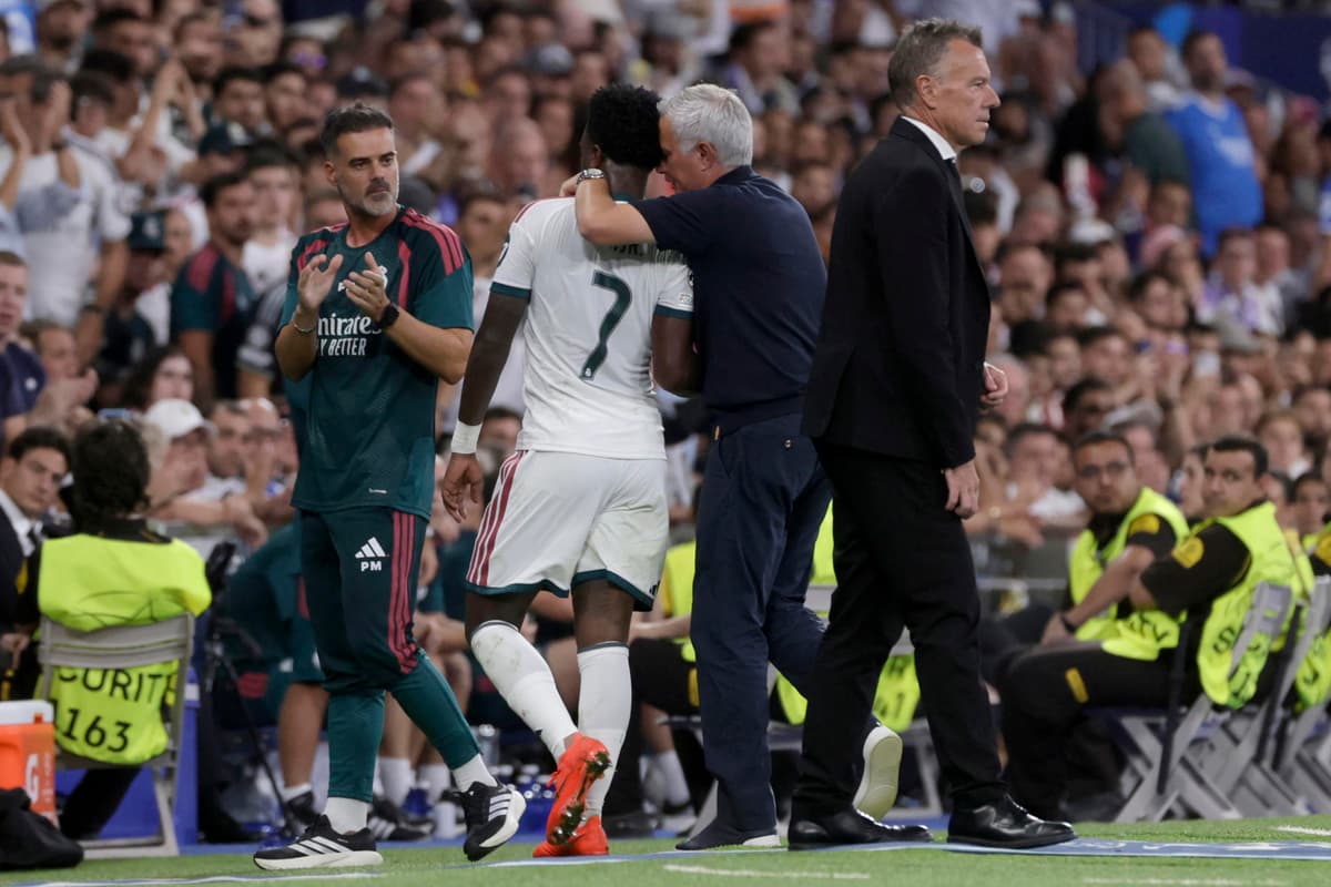 El Vinícius más trabajador: recupera nueve balones y se gana el «respeto» de Mourinho