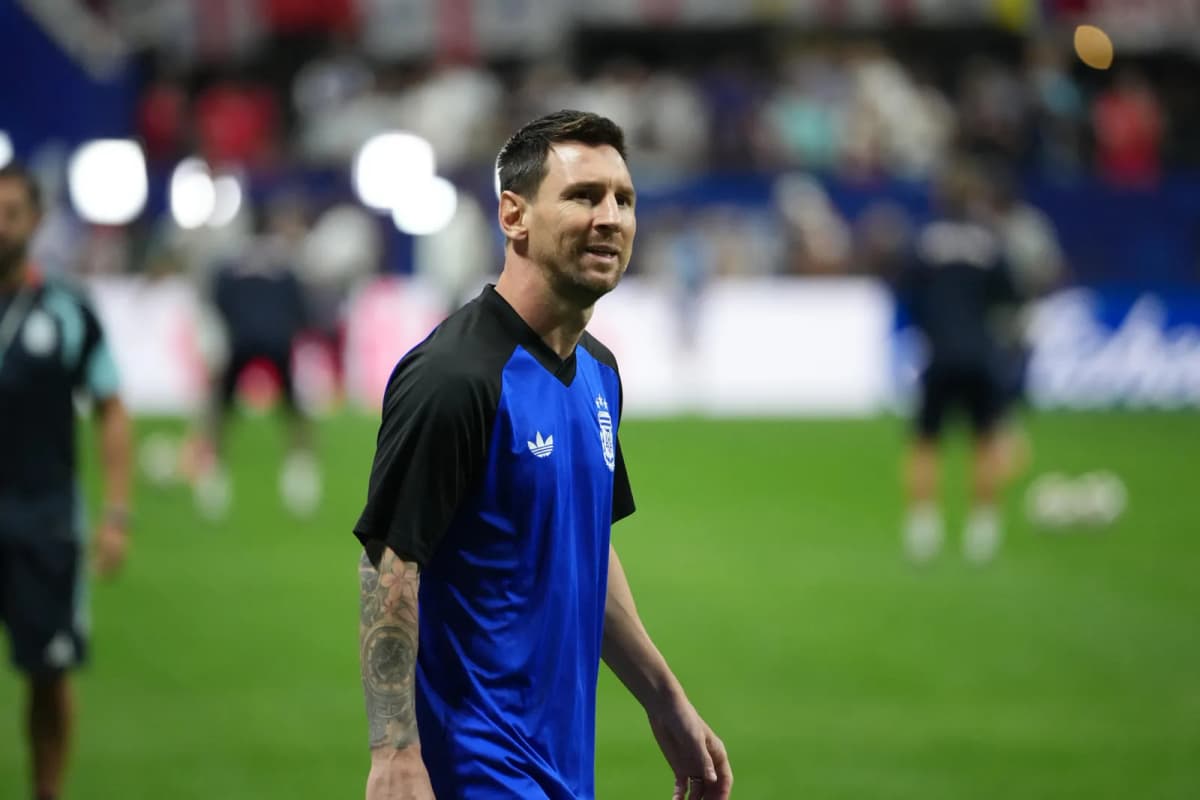 El delantero argentino Leo Messi.