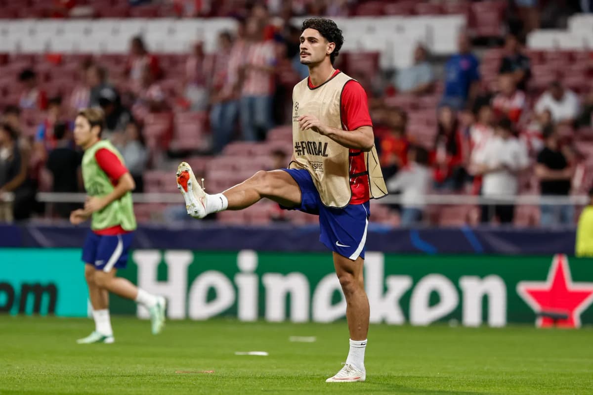 El centrocampista estadounidense del Atlético de Madrid, Johnny Cardoso, que regresa a la convocatoria del equipo para el partido de la Liga de Campeones…