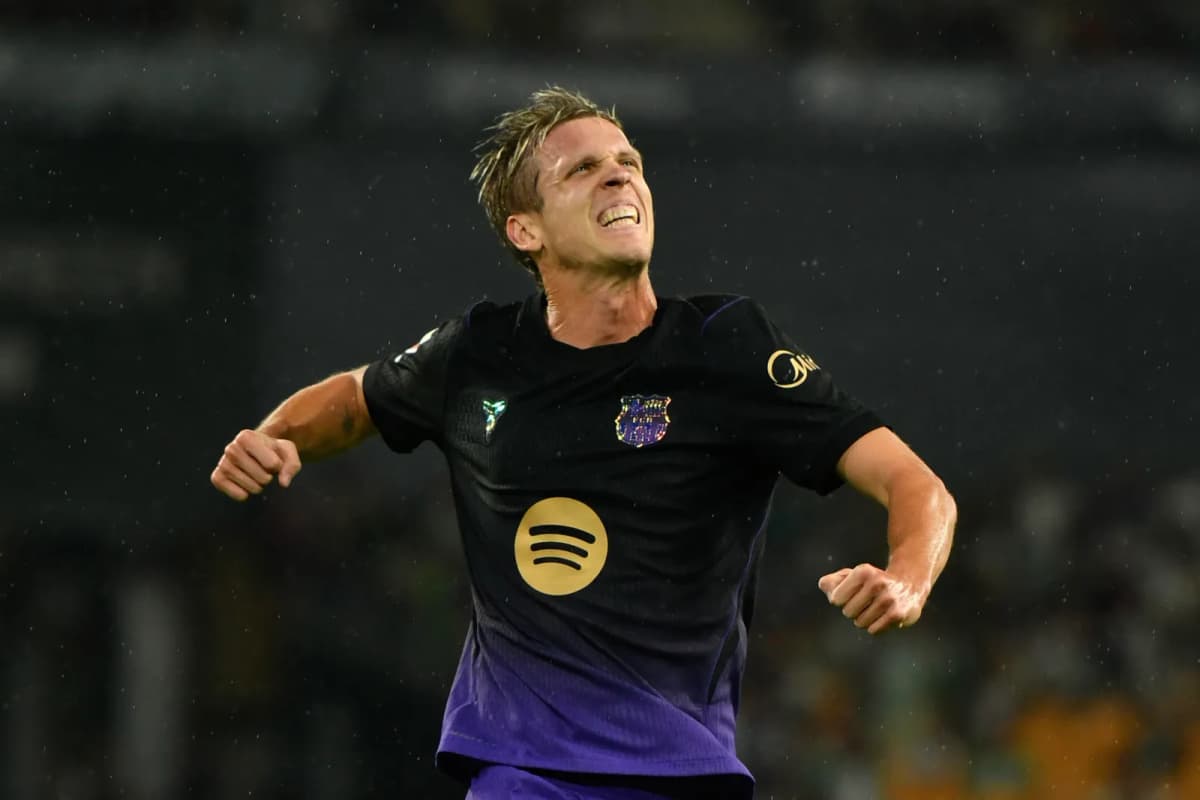 El jugador del Barcelona Dani Olmo.