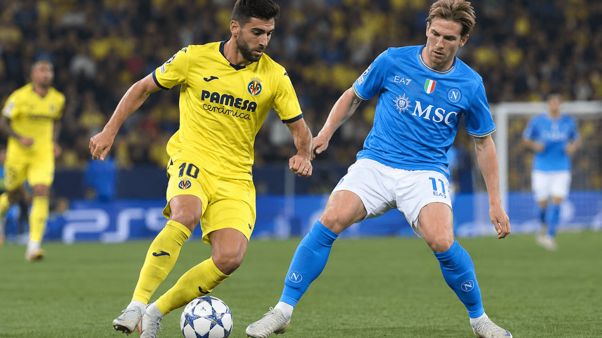 El Villarreal y el Nápoles se preparan para un duelo decisivo de la Liga de Campeones en el estadio de La Cerámica.