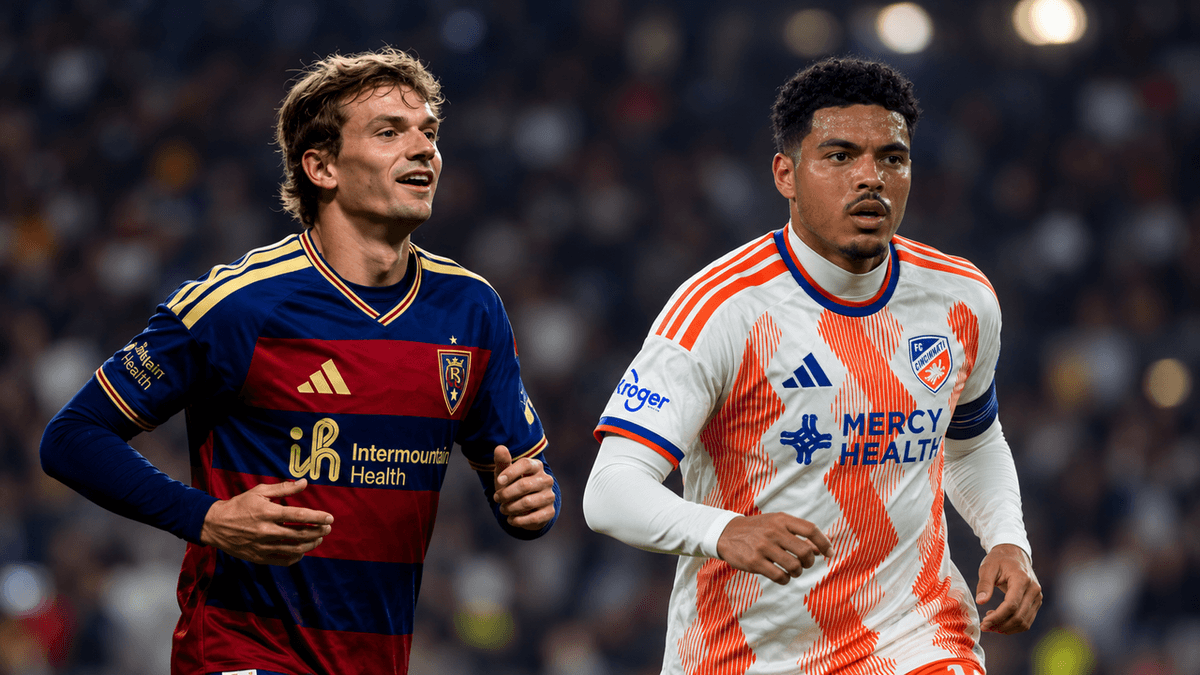 El español Sergi Solans y el brasileño Evander, integrantes del equipo ideal de la jornada 32 de la MLS.