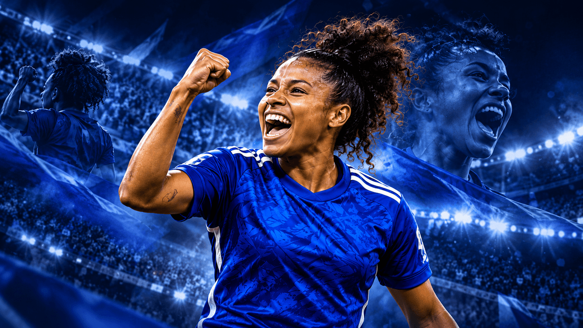 La brasileña Byanca Brasil, capitana del Cruzeiro, durante la Copa Libertadores Femenina.