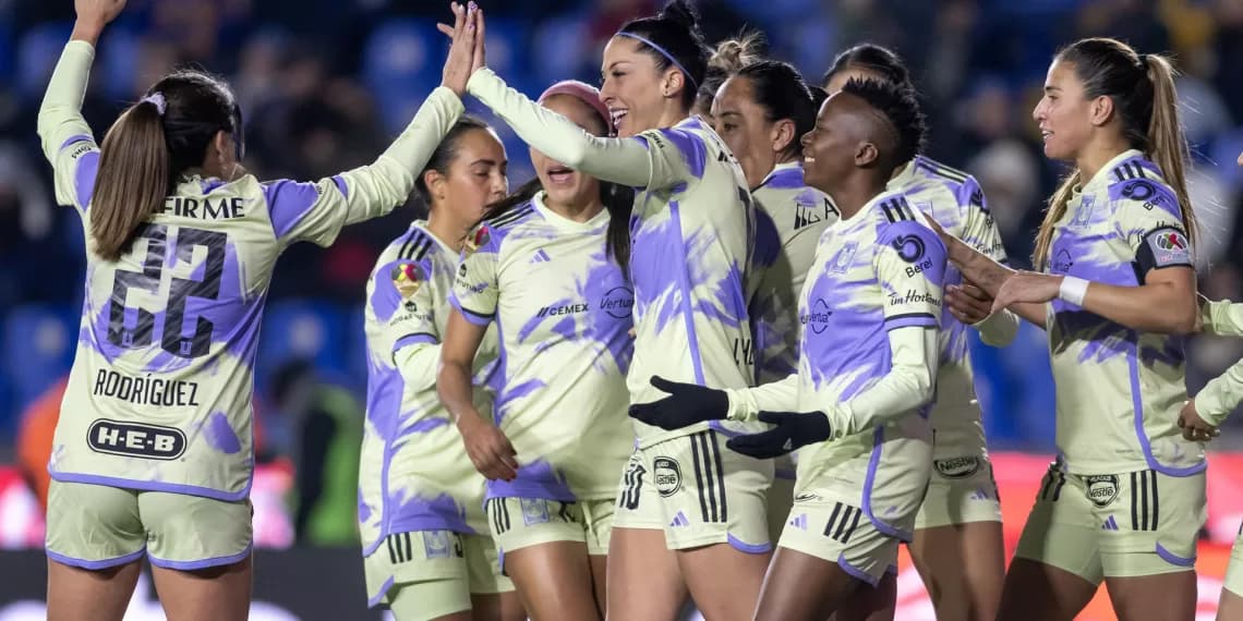 Las Tigres de la española Jenni Hermoso ponen en juego marca perfecta ante el Monterrey de Valverde