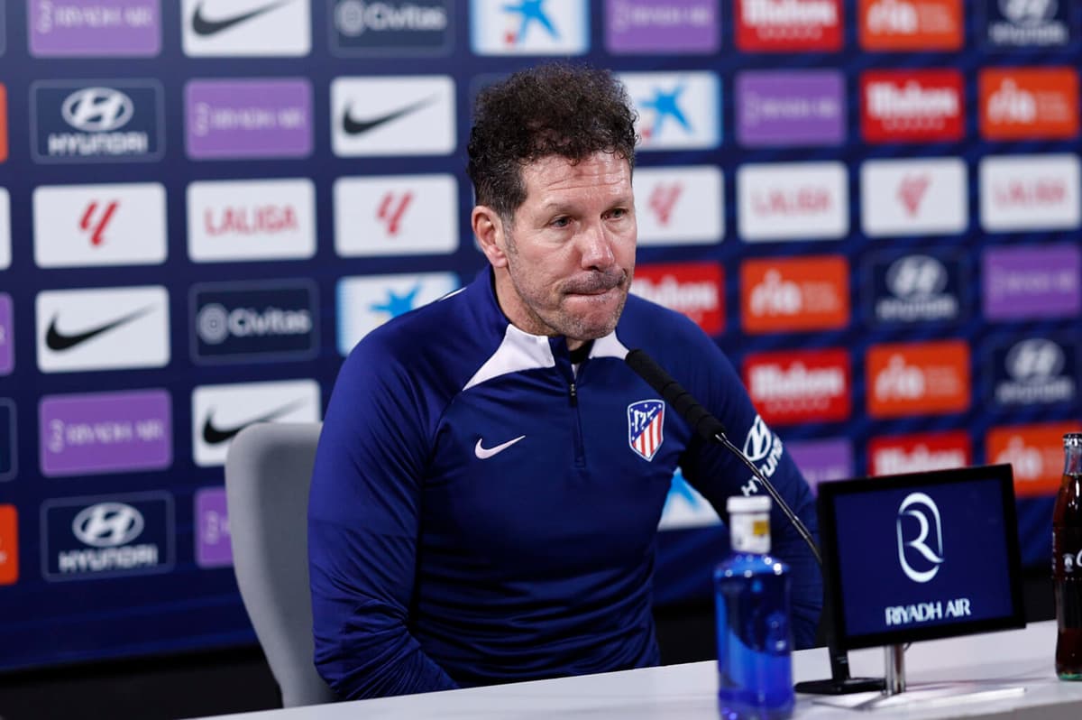 Argentino Simeone alimenta la duda de Griezmann contra el Inter