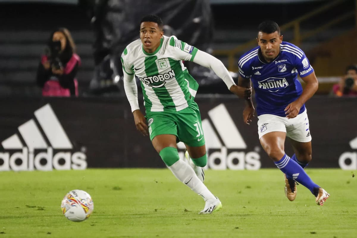 El Atlético Nacional anuncia la transferencia del colombiano Brahian Palacios al Atlético Mineiro