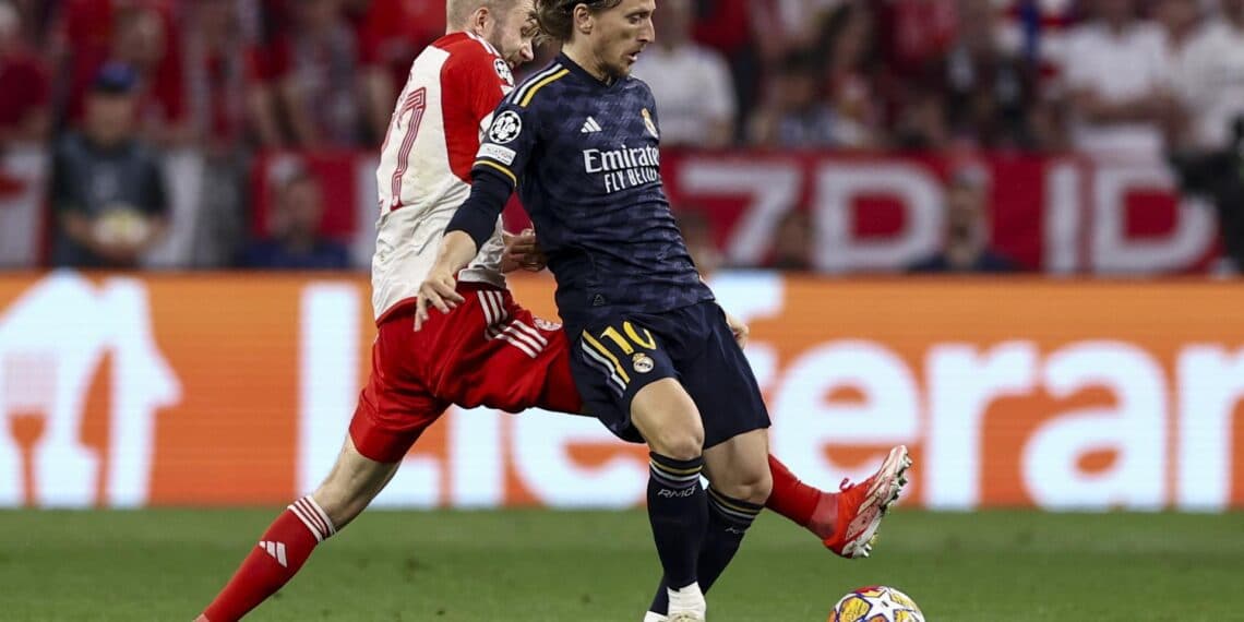 Modric se convierte en el jugador más veterano que juega con el Real Madrid la Champions