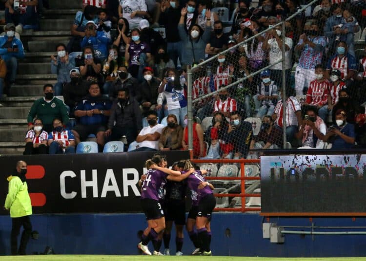 Pachuca golea a Guadalajara y sube al segundo lugar en el Clausura femenino en México