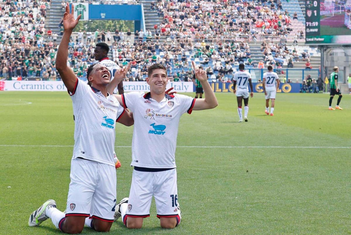 0-2. El peruano Lapadula marca y el Cagliari se salva; el Sassuolo espera el milagro