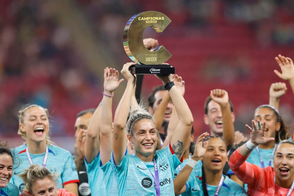 1-4. Española Claudia Pina con doblete, Ari Arias y Patri certifican goleada de Barcelona