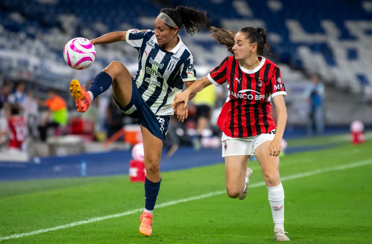 El AC Milán femenino golea por 0-4 al campeón Monterrey de México en partido amistoso