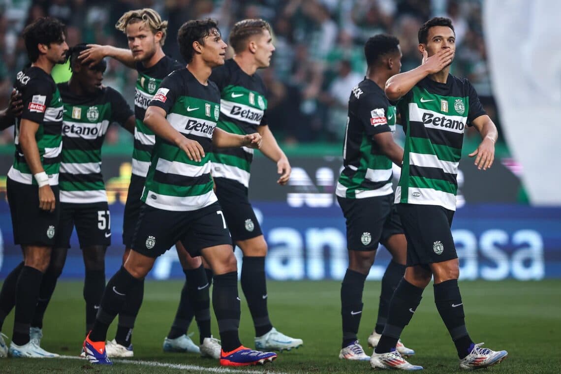 3-1. El Sporting gana con doblete de Pote en el inicio de la Liga de Portugal