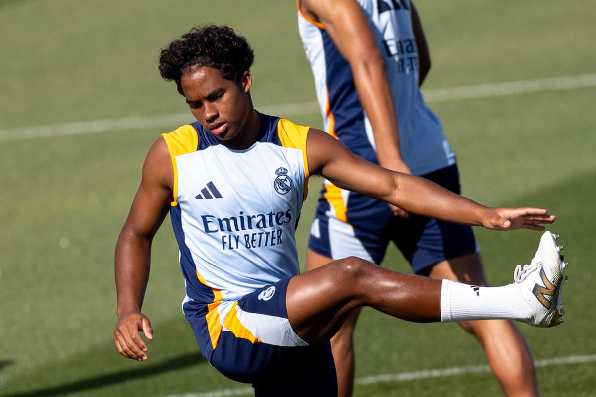 Brasileño Endrick y Mbappé, listos para su debut en LaLiga