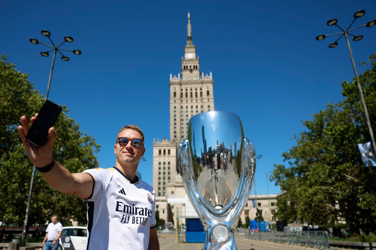 Varsovia, preparada para la gran fiesta de la Supercopa
