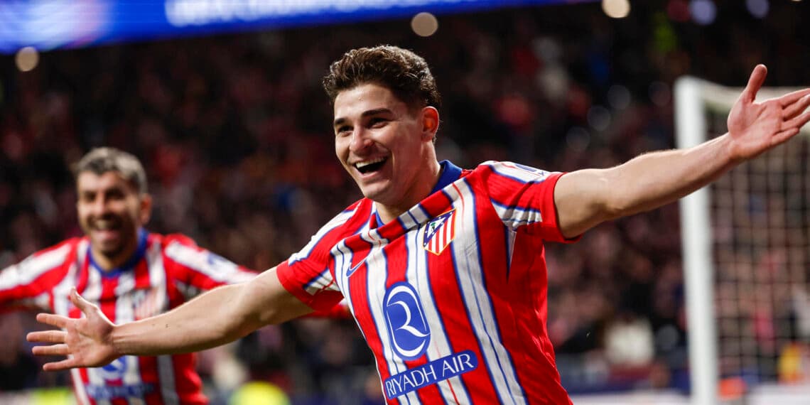 El argentino Julián Álvarez, mejor jugador de la séptima jornada