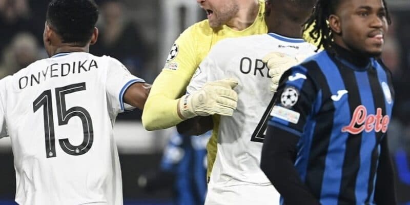 Ecuatoriano Ordoñez, vital en clasificacion de Brujas ante Atalanta