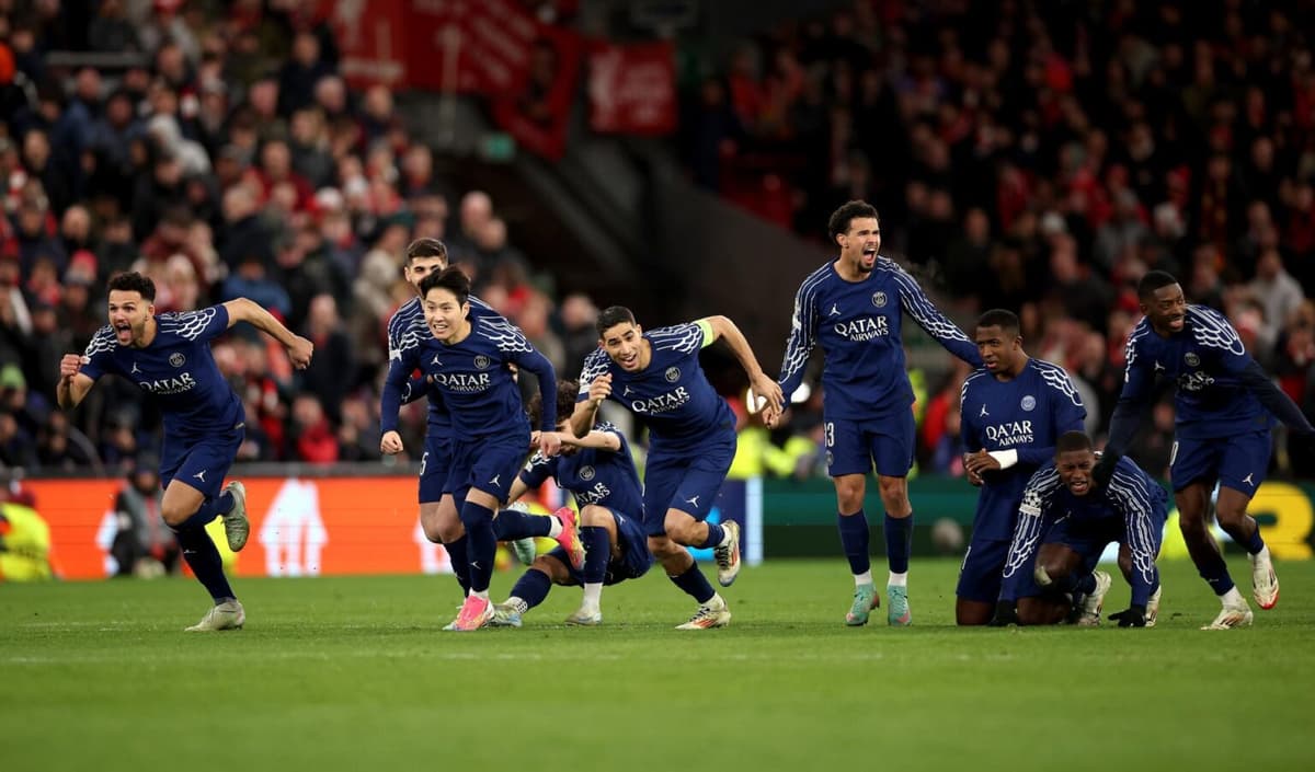 0-1. PSG de la mano del ecuatoriano Pacho elimina al Liverpool