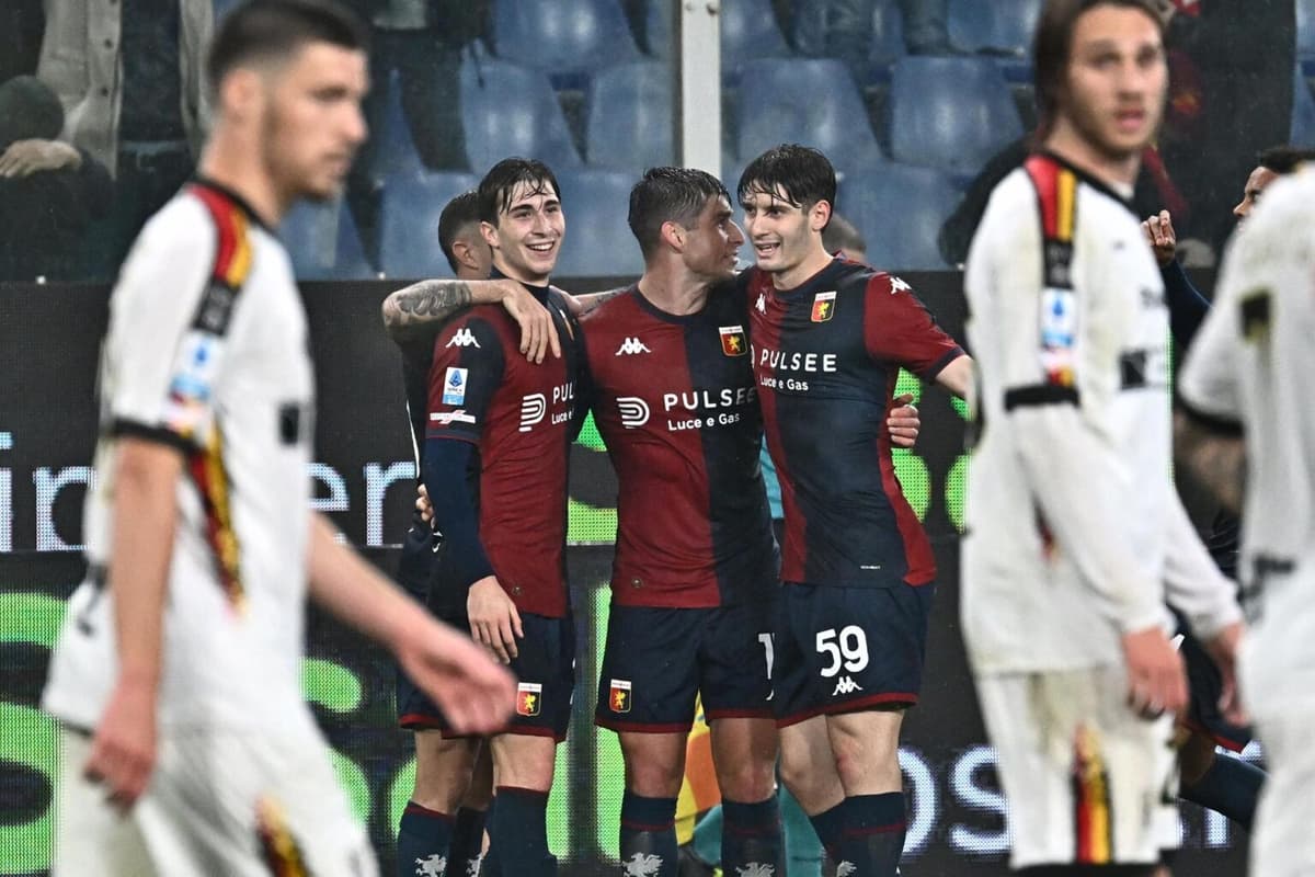 2-1. El Génova con el mexicano Vasquez supera al Lecce