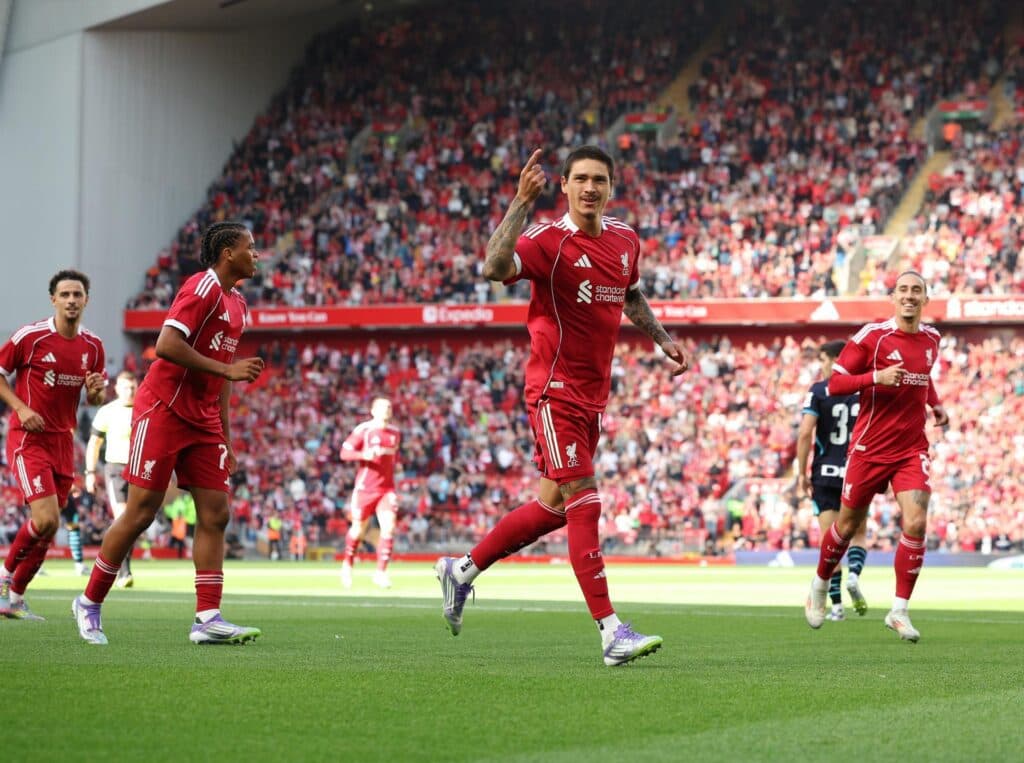 El uruguayo Darwin Núñez, a punto de dejar el Liverpool por el Al Hilal saudí