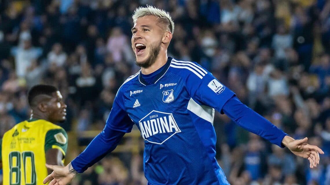 Millonarios con el costarricense Vargas como capitan, busca salir del último lugar de la liga colombiana