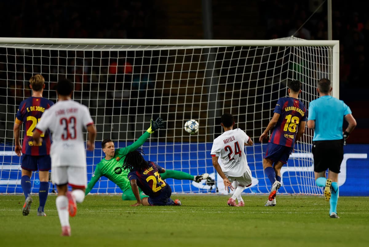 El Barça sin el brasileño Raphinha no puede ante el campeon