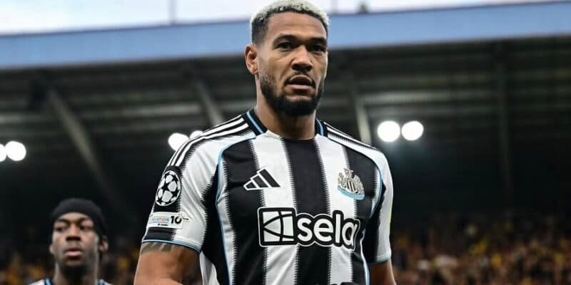 Con Joelinton pero sin Bruno Guimaraes, esencia brasileña del Newcastle para enfrentar al Barcelona