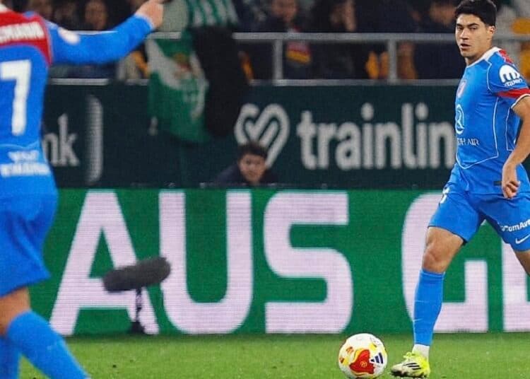 Mexicano Obed Vargas agradece a sus compañeros del Atlético, tras ser inicialista en LaLiga