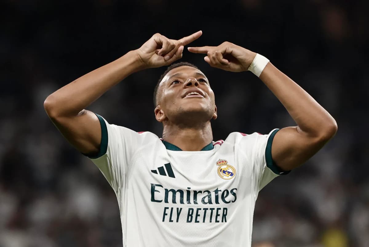 Fotografía del pasado 12 de septiembre, en la que puede verse al delantero francés del Real Madrid Kylian Mbappé.